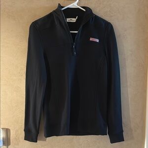 Vineyard Vines Black Quarter-Zip Pullover